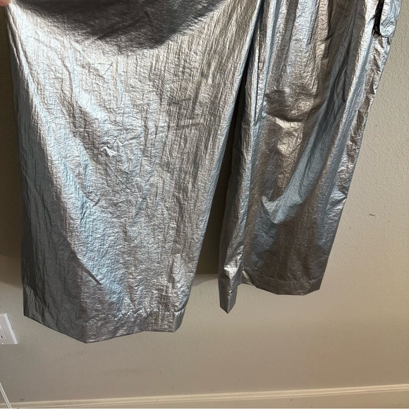 Tibi Wide Leg Pants
Metallic & Silver
Cropped with High-Rise - Picture 6 of 14